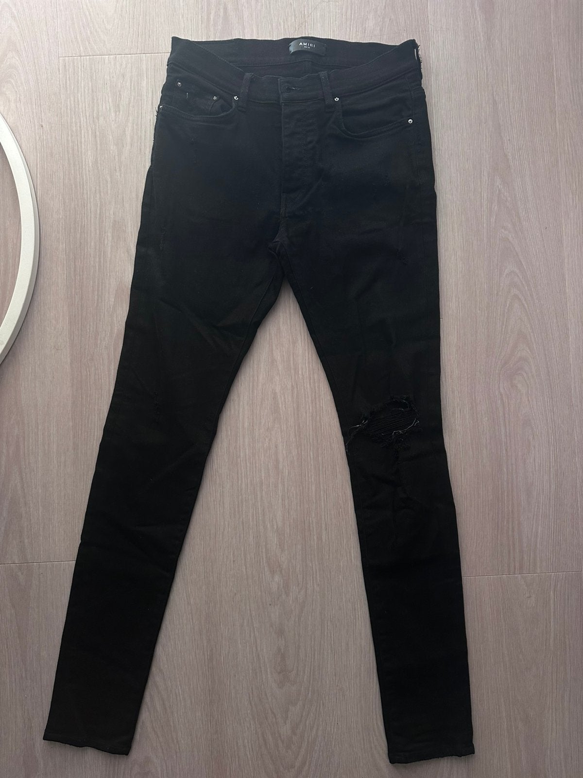 Amiri Slim Jeans, Kleding | Heren, Ophalen, Zo goed als nieuw, Zwart, Overige jeansmaten