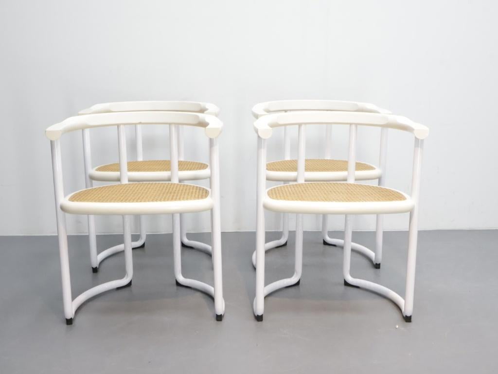 Vintage eetkamerstoelen | Ycami collection Italy, Huis en Inrichting, Stoelen, Ophalen, Gebruikt, Hout, .
