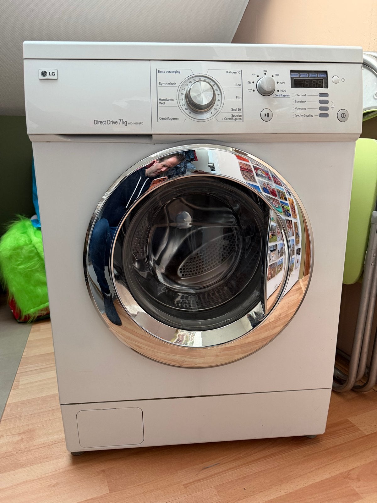 LG Direct Drive 7kg Wasmachine, Ophalen, Voorlader, Niet werkend, 85 tot 90 cm