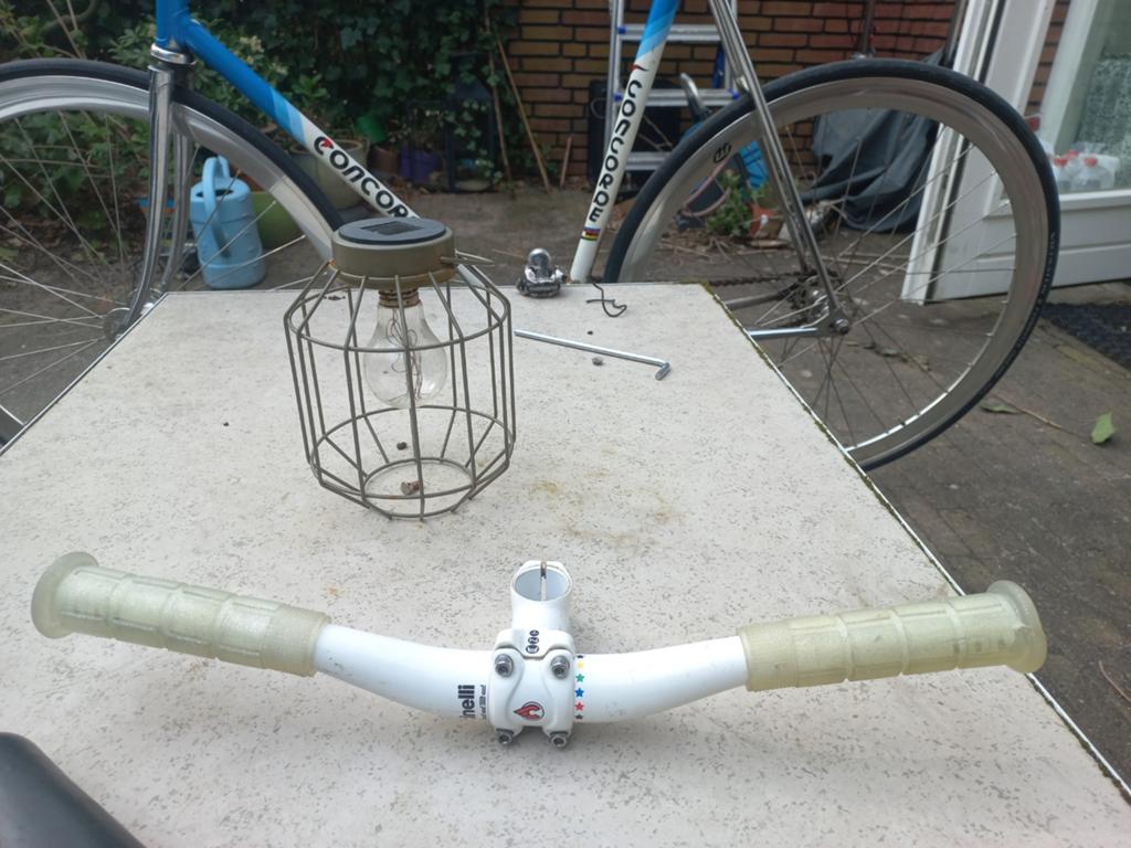 Cinelli Pepper stuur met Cinelli ANT stem en Zadel, Fietsen en Brommers, Ophalen of Verzenden