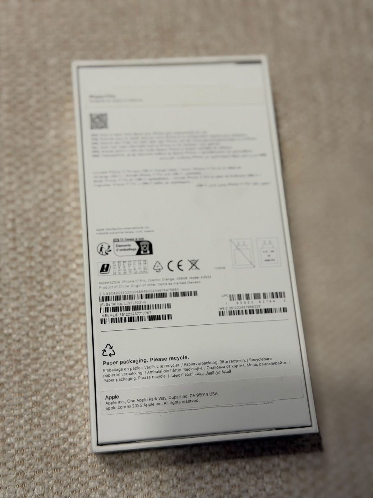 Foto 7 van Zo goed als nieuwe iPhone 17 Pro 256GB - Oranje