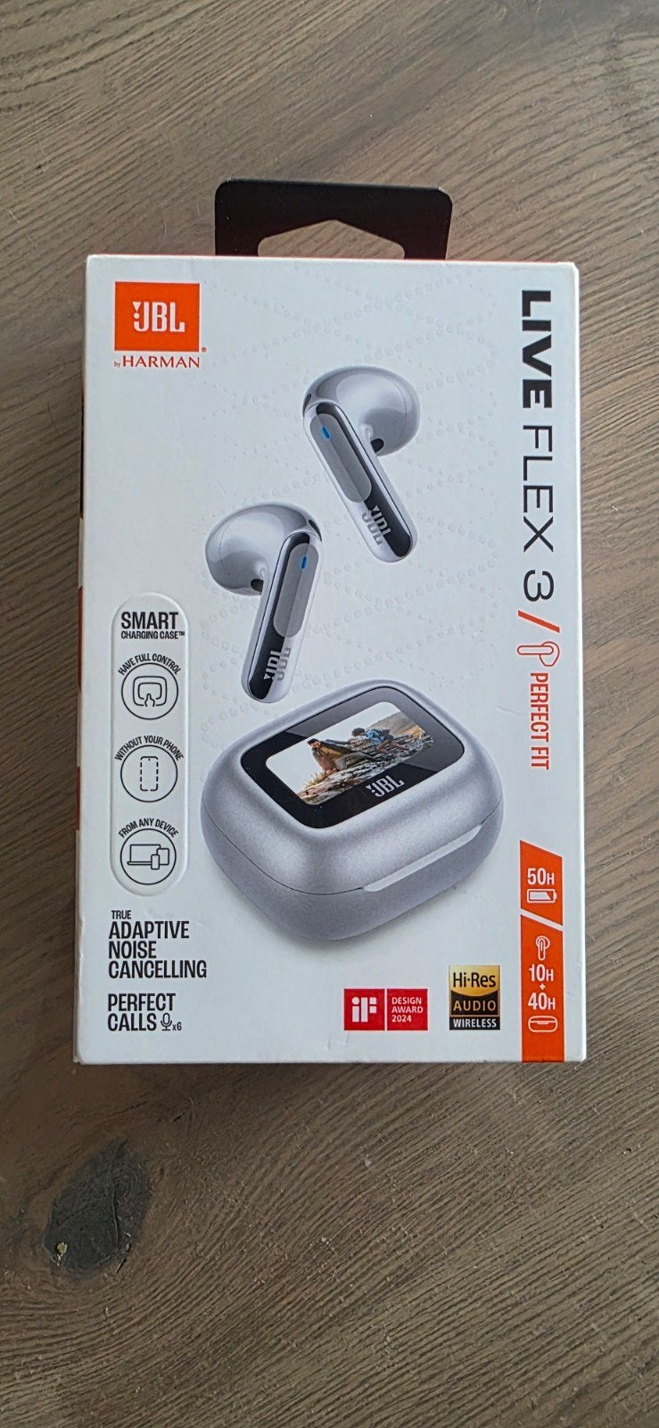 JBL Flex 3 Live oortjes Grijs/zilver. Ongeopend, Ophalen, Zilver, Nieuw, JBL