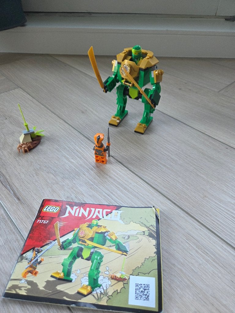 Lego Ninjago Lloyd's ninja-mecha (71757), Lego, Ophalen of Verzenden, Zo goed als nieuw, Inclusief instructies
