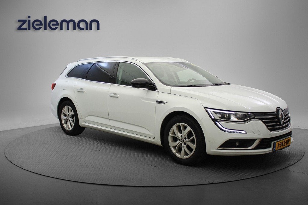 Renault TALISMAN 1.3 TCe Limited Automaat - Carplay, Headup, Auto's, Euro 6, 4 cilinders, Met garantie (alle), Wit