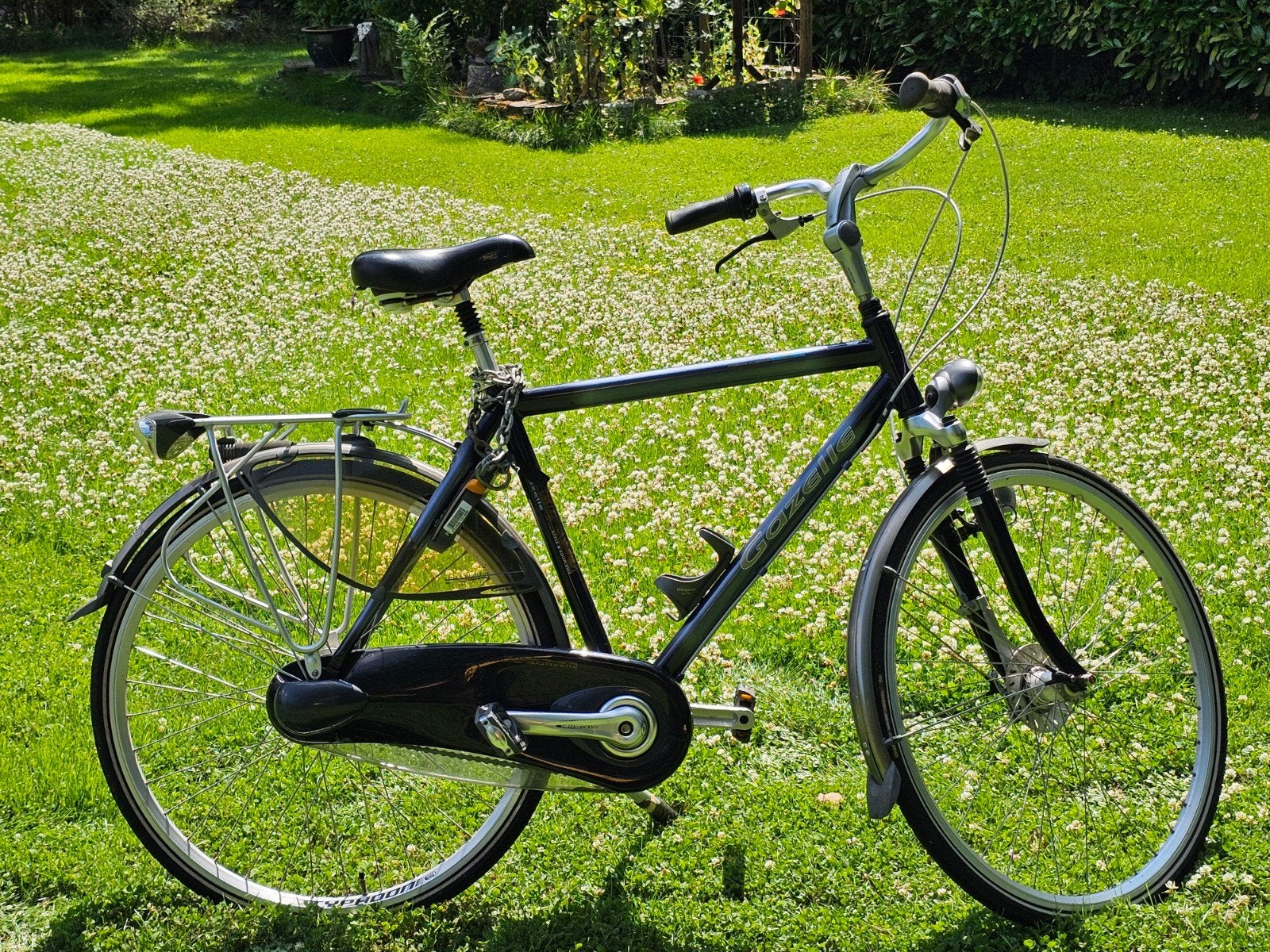 Gazelle Davos herenfiets, Fietsen en Brommers, Ophalen, Versnellingen, Zo goed als nieuw, Gazelle