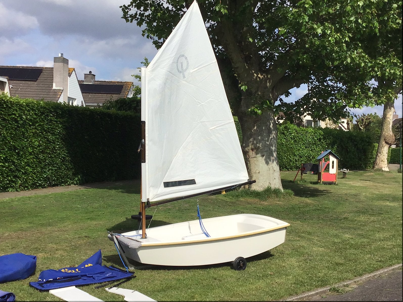 Optimist Dragon Marine., Ophalen, Zo goed als nieuw, Overige typen, Minder dan 15 m²