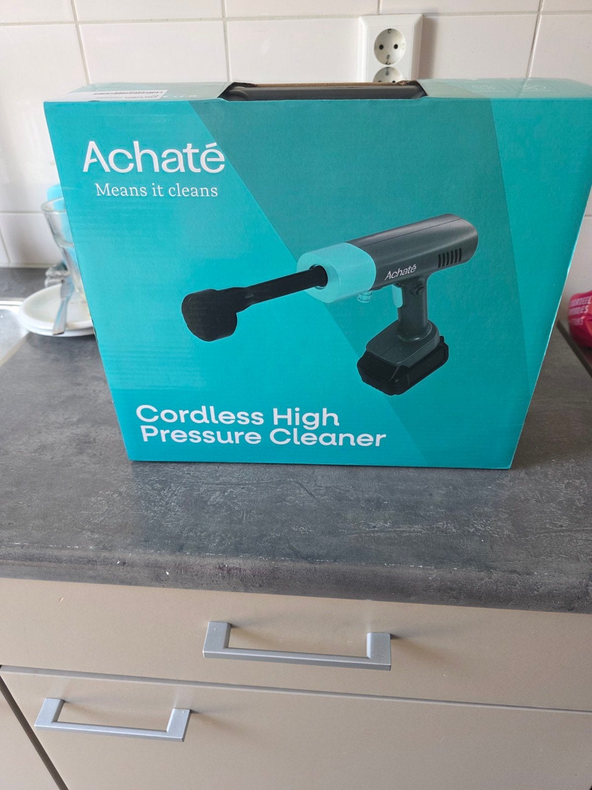 Achaté Draadloze Hogedrukreiniger - Nieuw in doos, Ophalen of Verzenden