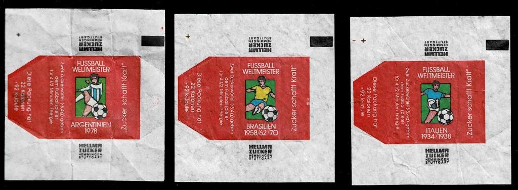 suikerwikkel 1304 Voetbal ze zijn ook los te koop, Ophalen of Verzenden, Nederland