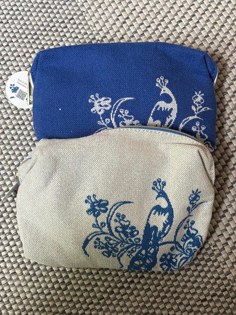 Rituals KLM Limited Edition Make-up Tasjes (2 stuks), Sieraden, Tassen en Uiterlijk, Ophalen of Verzenden, Nieuw, Blauw, Dame