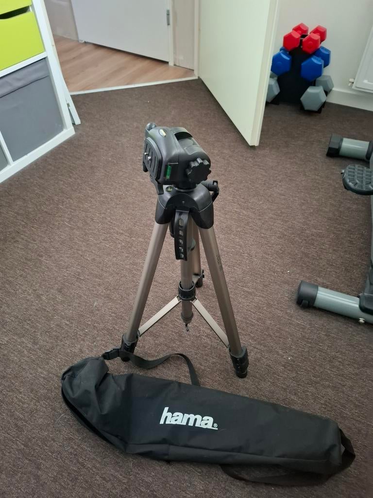 Hama Star 63 Statief met draagtas, Ophalen of Verzenden, Gebruikt, Minder dan 150 cm, Driepoot