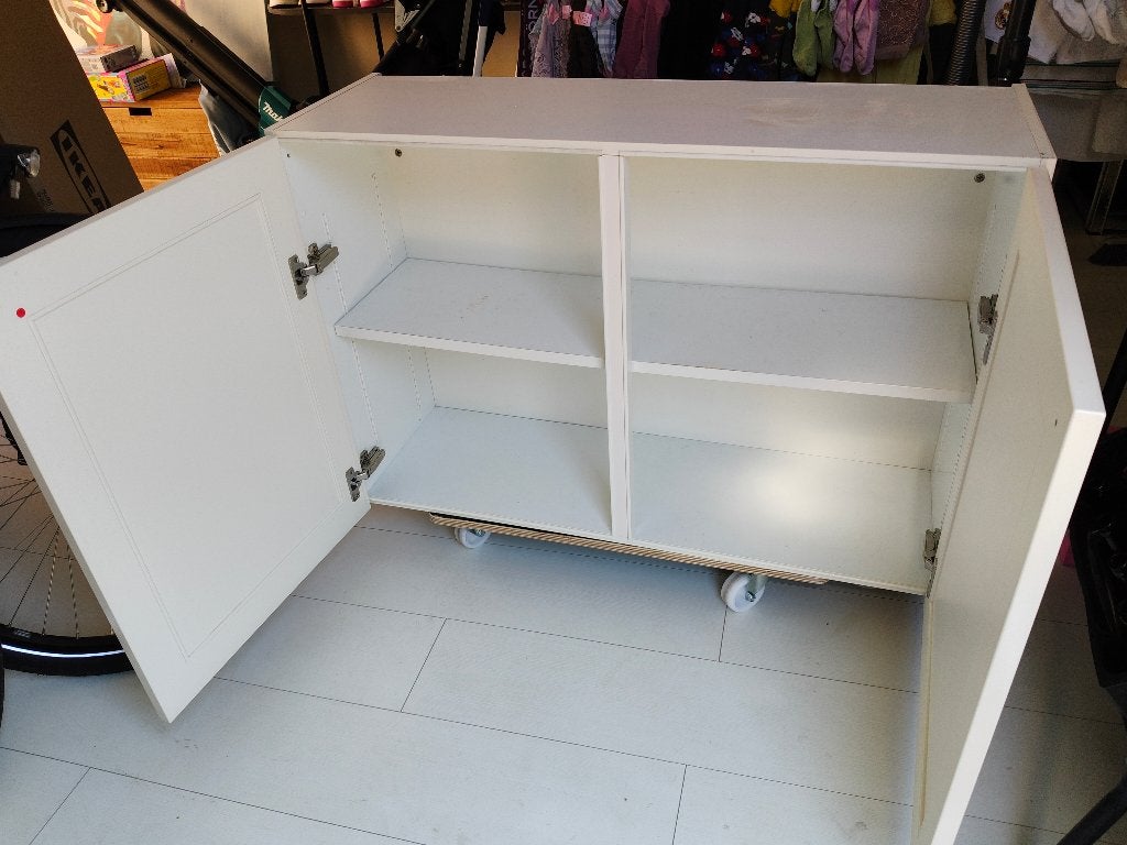 Bovenkast, Ophalen, Gebruikt, Wit, 50 tot 100 cm