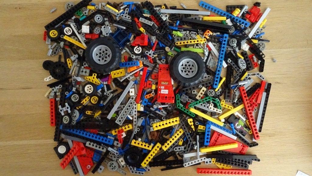 Lego Technic partij ca. 900 stuks (P08), Gebruikt, Lego, Ophalen of Verzenden, Technic