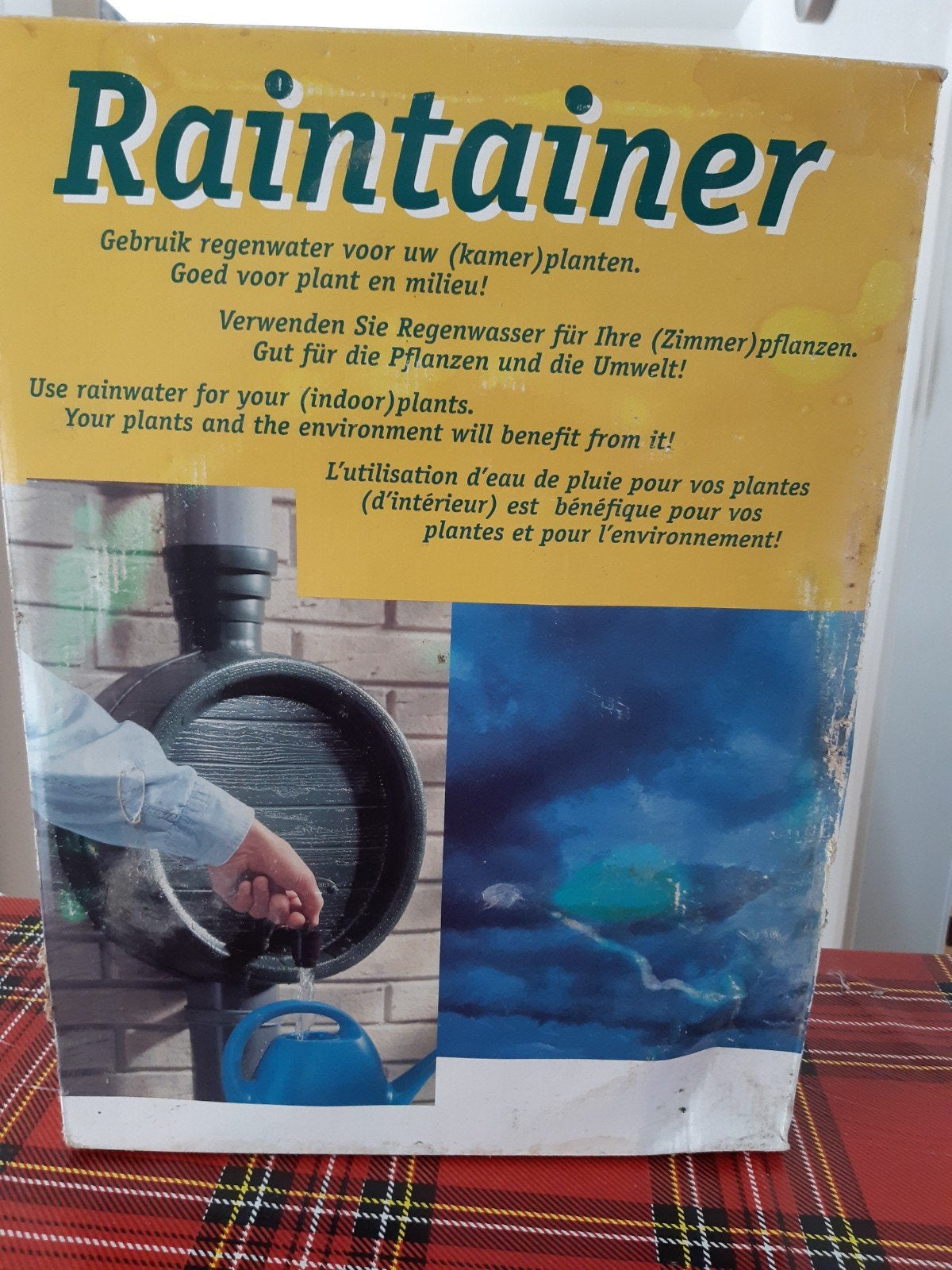 Raintainer regenton, Minder dan 75 liter, Ophalen