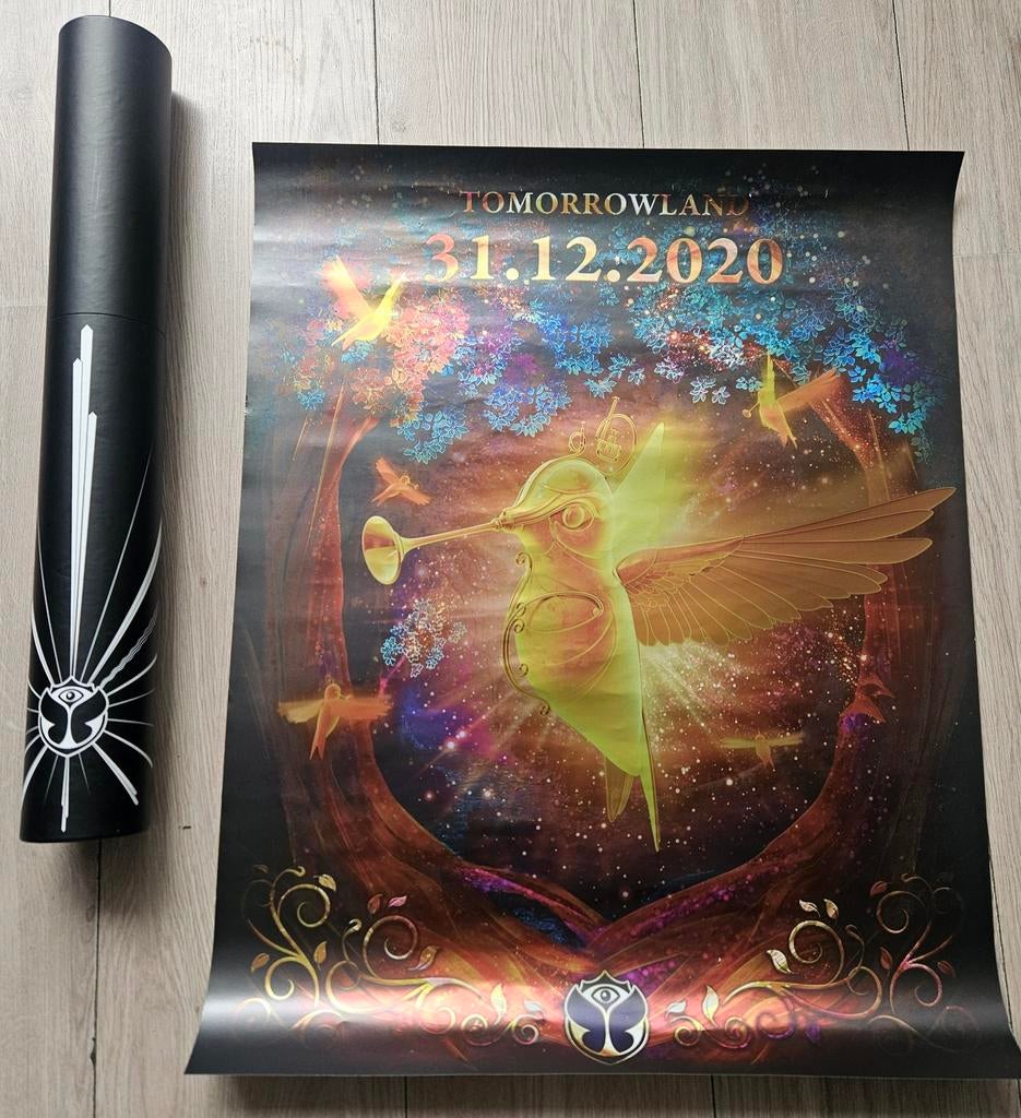 Tomorrowland Poster – New Year’s Eve 31.12.2020, Ophalen of Verzenden, Zo goed als nieuw