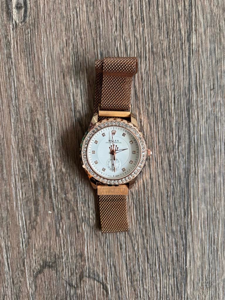 Rosé goud horloge nieuw R, Sieraden, Tassen en Uiterlijk, Horloges | Heren, Overige merken, Polshorloge, Nieuw, Ophalen of Verzenden