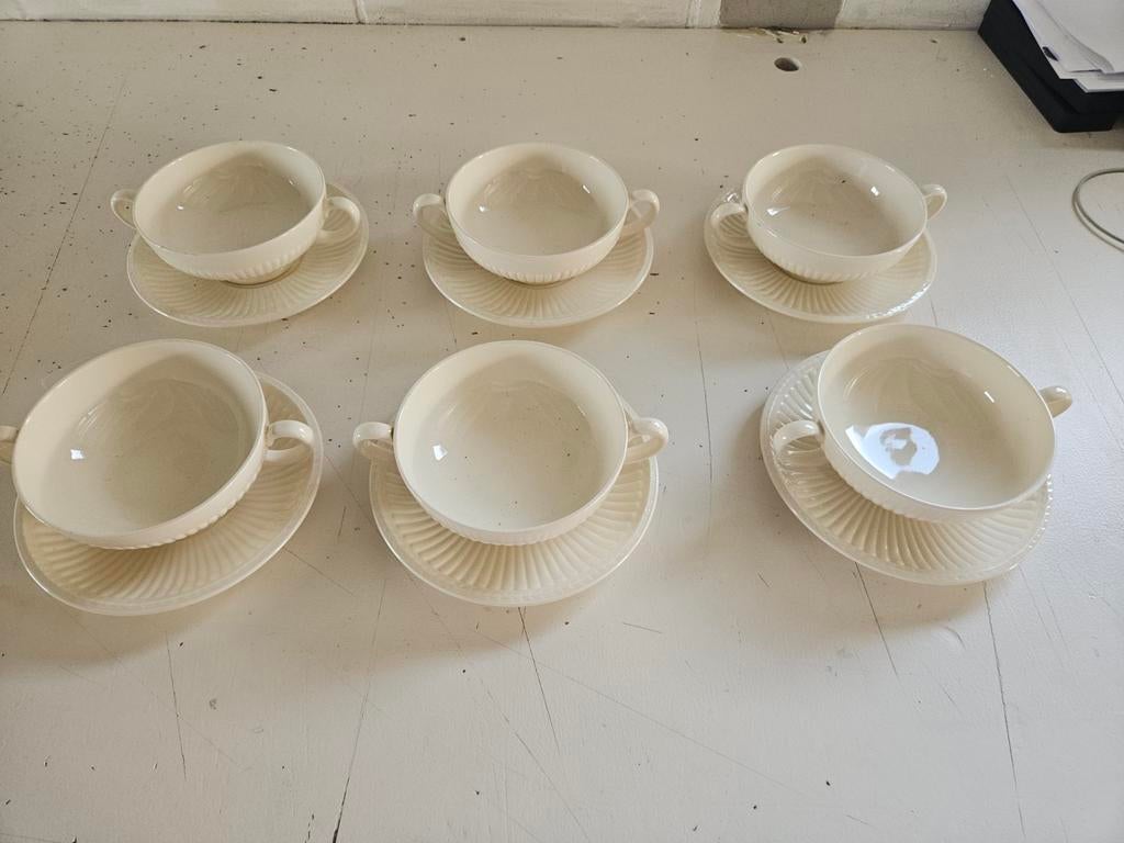 Wedgwood Edme soepkom met onderbord, Ophalen