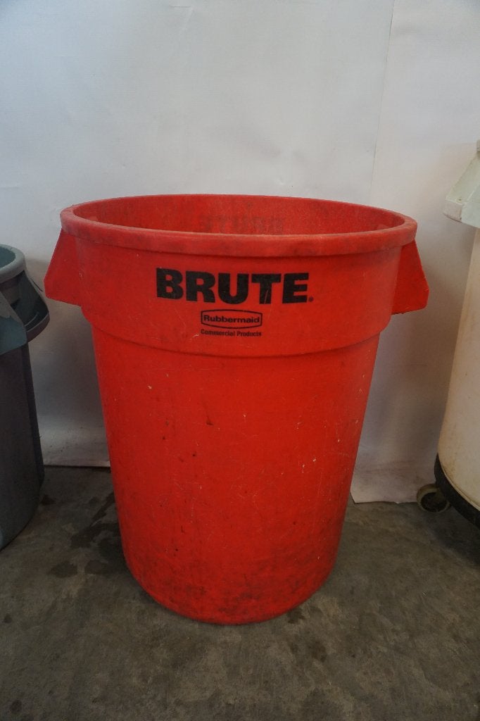 Brute ronde afvalcontainer afvalbakken container containers, Huis en Inrichting, Woonaccessoires | Prullenbakken, Ophalen, Kunststof