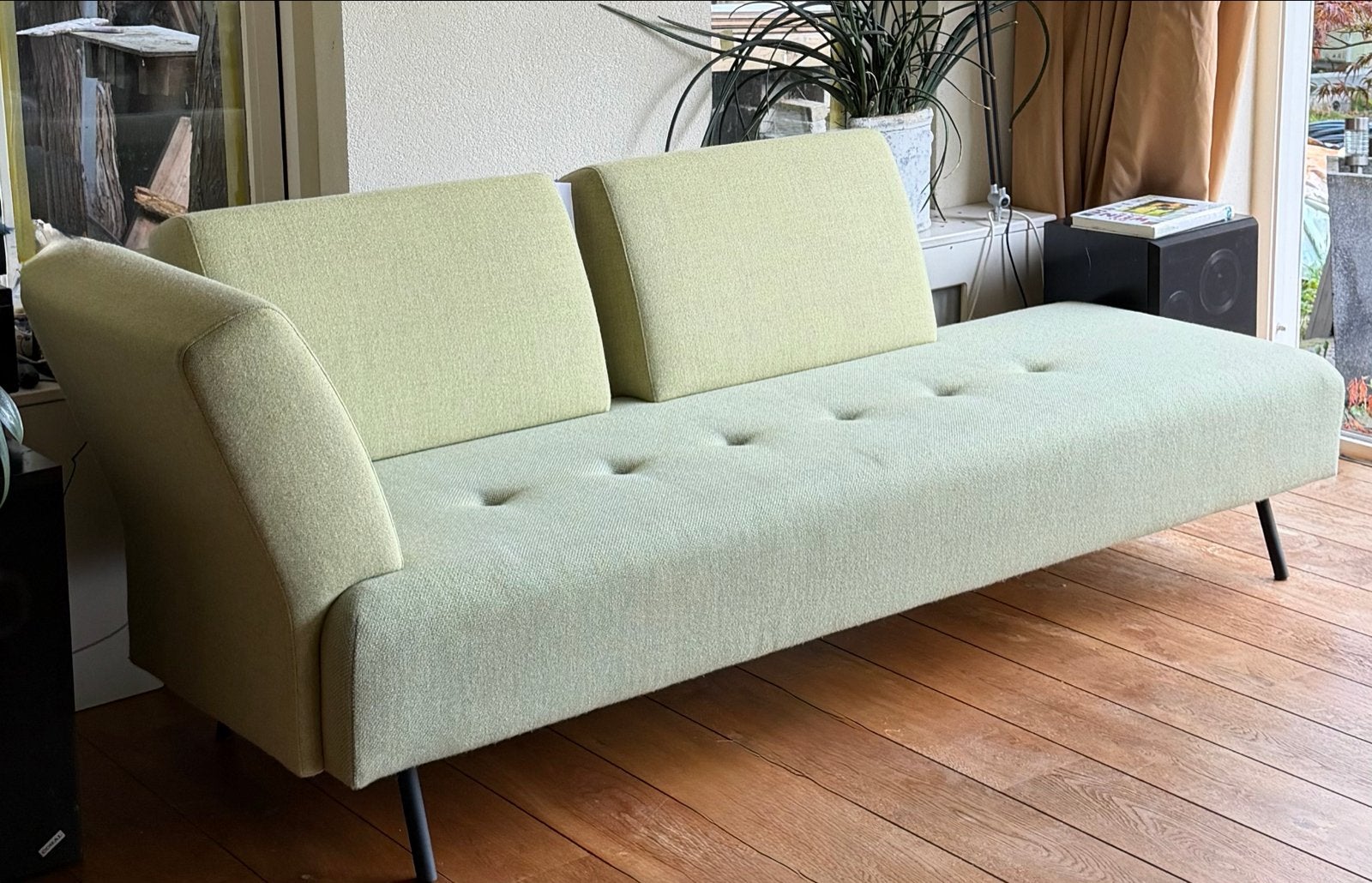 Design bank Havee Cloak Wol - 3-zits, 216 cm breed, Minder dan 75 cm, Ophalen of Verzenden, Mid-century, Stof