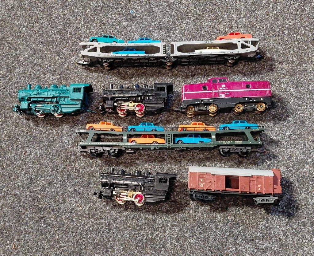 Lima treinen-wagons-rails WD-021, Hobby en Vrije tijd, Modeltreinen | H0, Gebruikt, Rails, Gelijkstroom, Lima, Ophalen