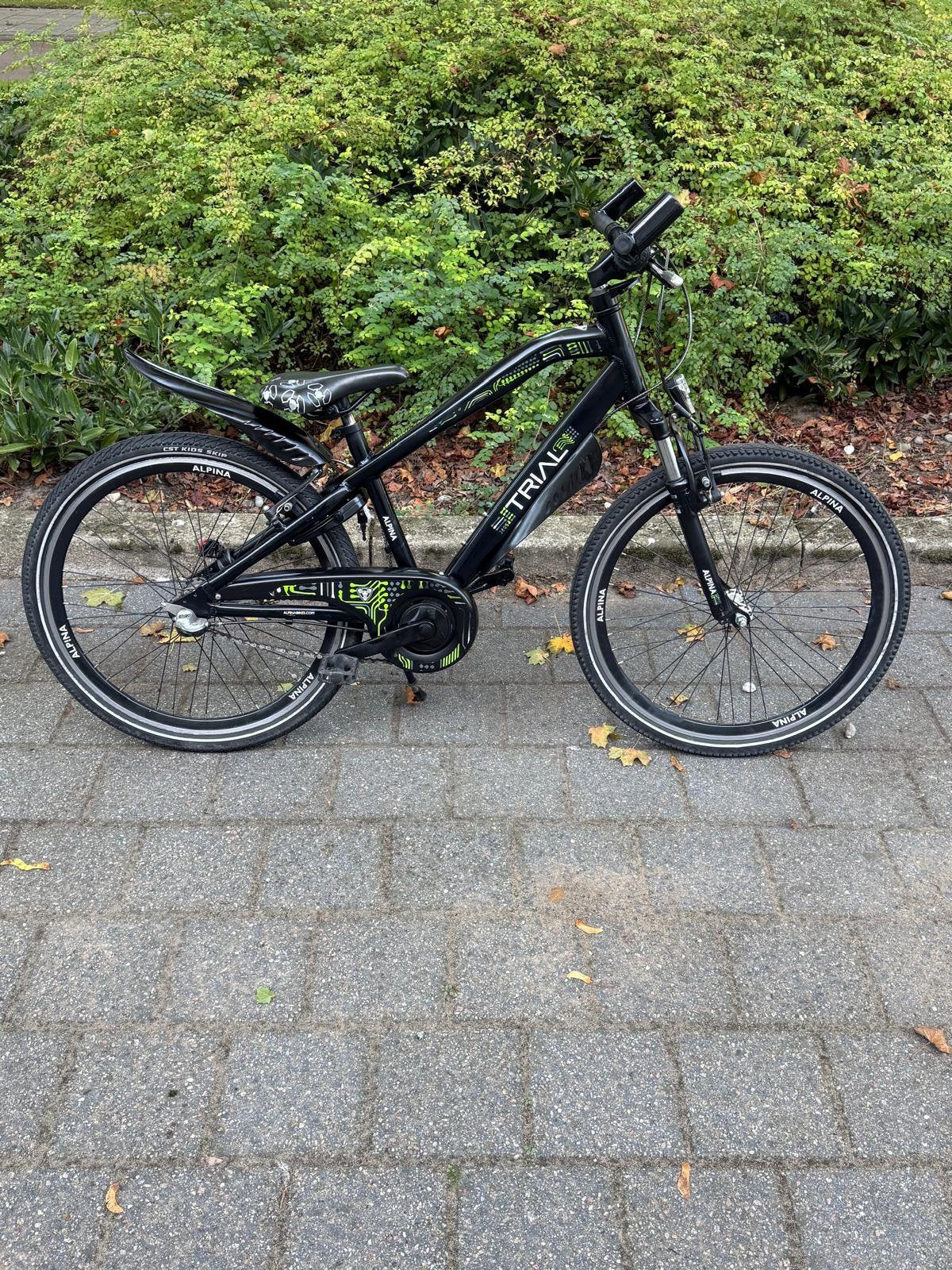 Zeer Nette Jongensfiets Alpina Trial 24 inch 3V Nieuwstaat!, Ophalen, Terugtraprem, 24 inch, Zo goed als nieuw