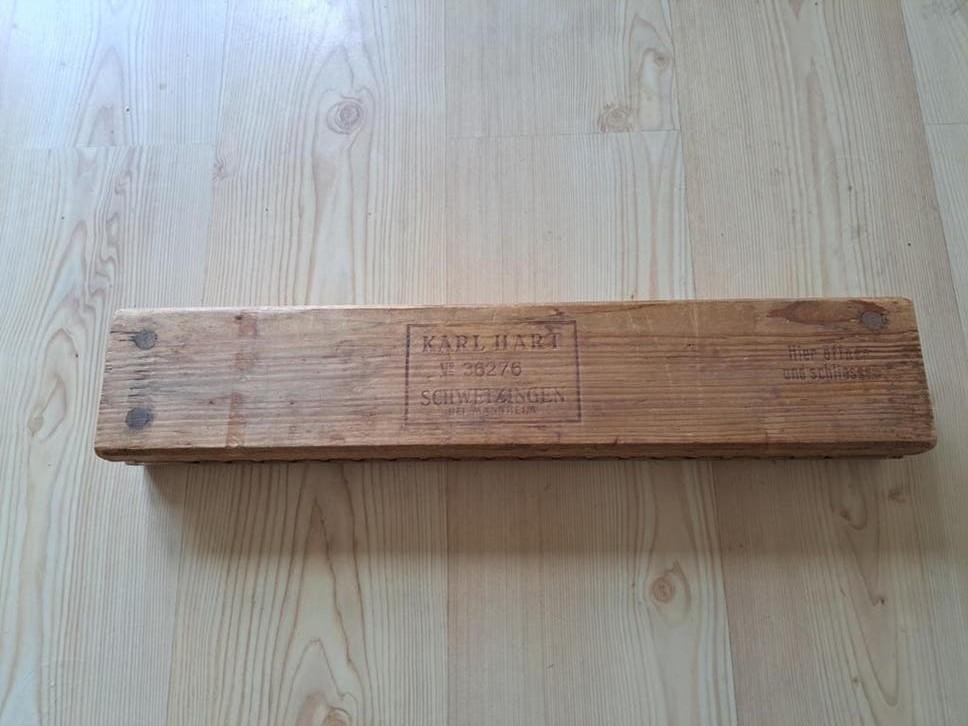 Sigarenmal / sigarenplank / sigarenpers incl. sigaren, Ophalen