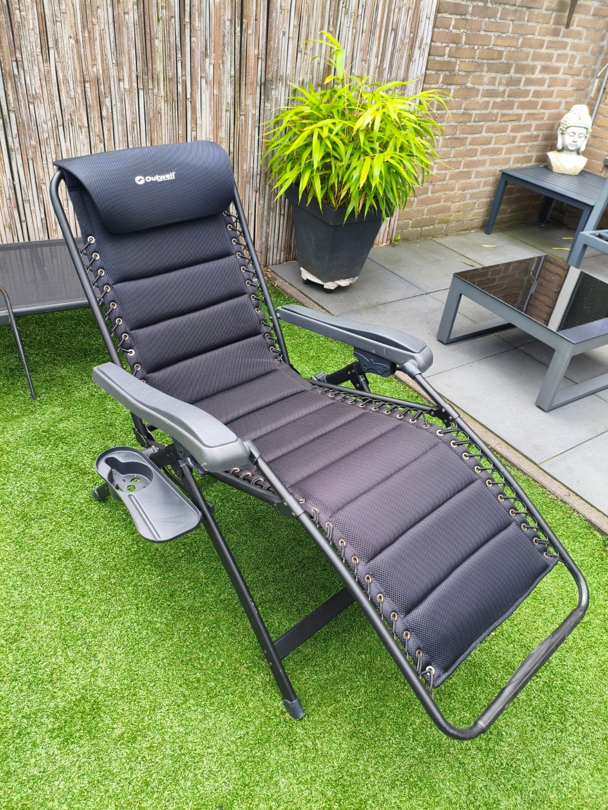 Outwell Acadia  ligstoel, relaxstoel , standenstoel , campin, Ophalen, Zo goed als nieuw, Campingstoel