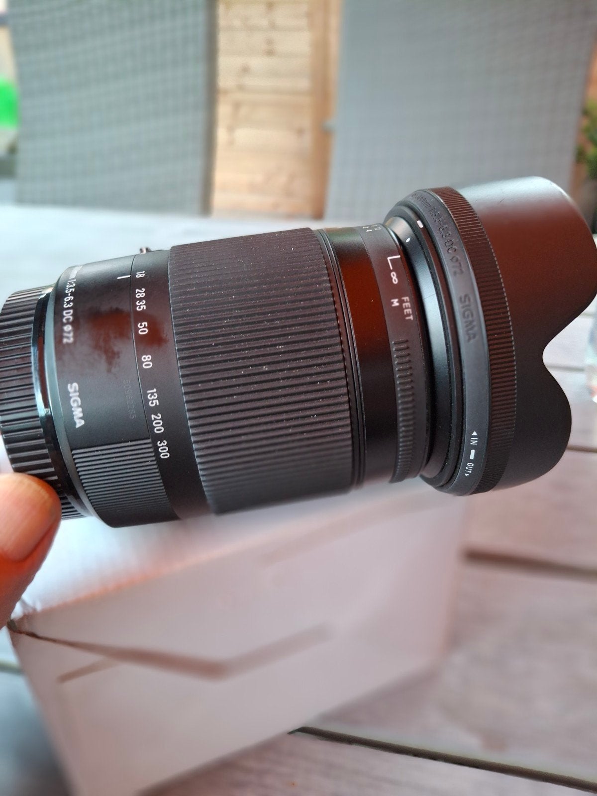 Sigma 18-300mm f/3.5-6.3 DC Macro OS HSM C Canon ef-s, Ophalen, Sigma, Telelens, Zo goed als nieuw