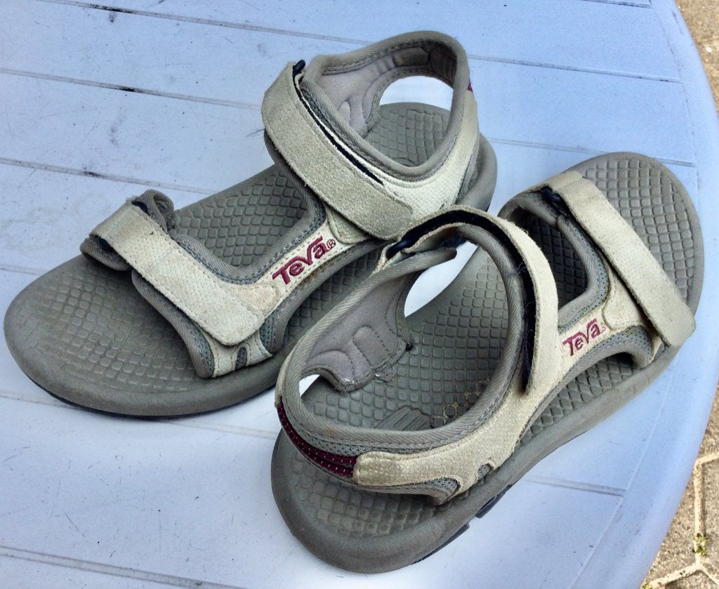 Teva sandalen maat 39, Beige, Teva, Gedragen, Sandalen of Muiltjes