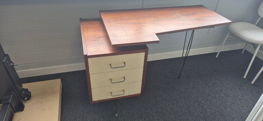 Pastoe hairpin bureau Cees Braakman jaren 60, Ophalen, Overige typen, Gebruikt, Hout