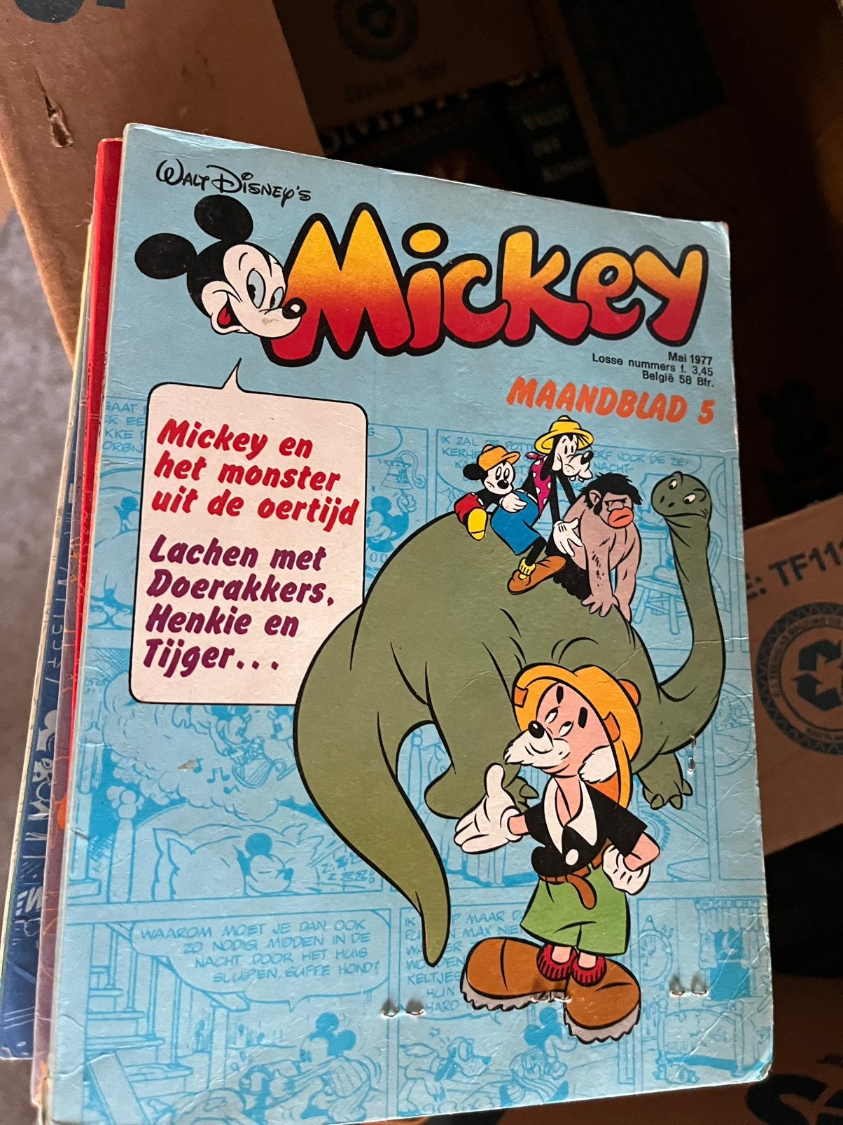 Mickey stripboekjes (12 stuks), Meerdere stripboeken, Ophalen of Verzenden, Gelezen