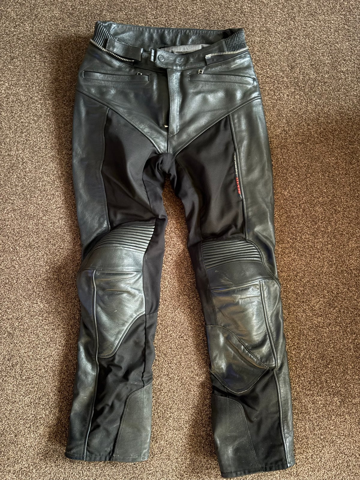 Motorbroek leer met afneembare regenbroek, Ophalen of Verzenden, Tweedehands, Heren, Broek | leer