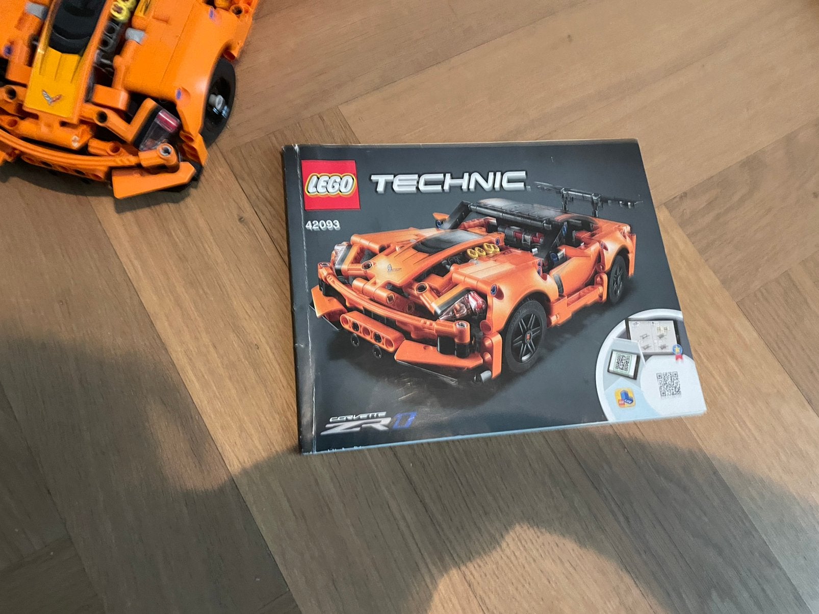 Lego corvette zr1, Ophalen of Verzenden, Zo goed als nieuw