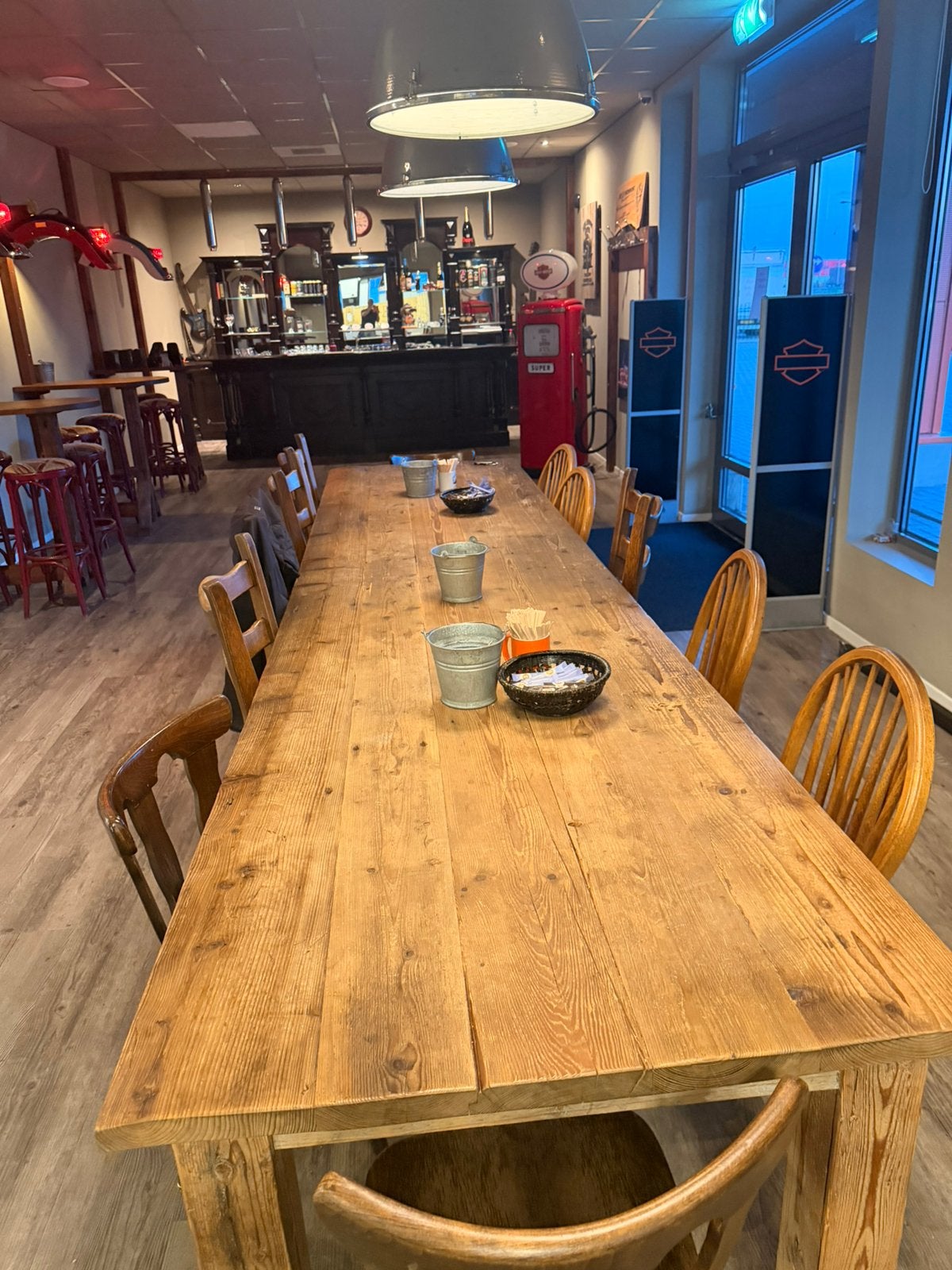 Gave Harley-Davidson bar/kroeg ingericht compleet te koop, Ophalen, Gebruikt