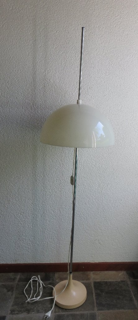 Aro Leuchte space age mushroom vloerlamp wit acryl kap, Huis en Inrichting, Ophalen, Gebruikt, Space age, Overige materialen