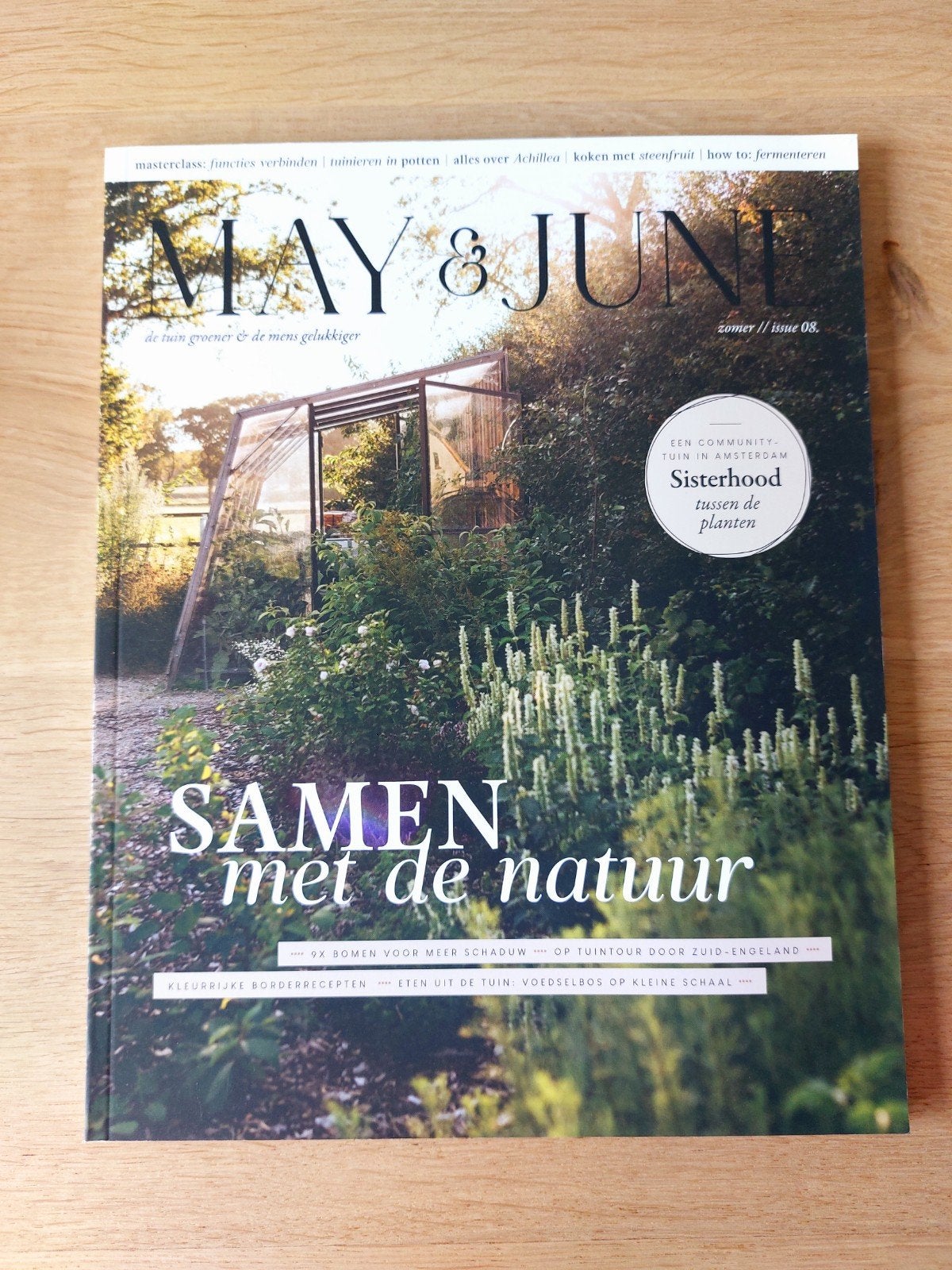 May & June Magazine - Samen met de natuur - Zomer - Issue 08, Boeken, Tijdschriften en Kranten, Ophalen of Verzenden, Zo goed als nieuw