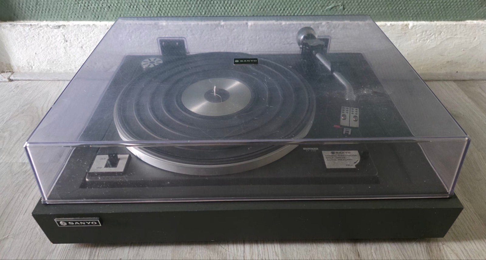 Sanyo TP 525 Vintage Platenspeler, Ophalen, Gebruikt, Platenspeler, Overige merken