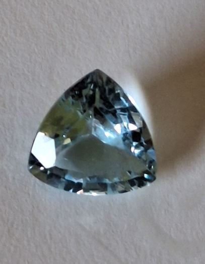 Uiterst Zeldzame Diamant Brilliant Aquamarine & Certificaat!, Ophalen of Verzenden, Nieuw
