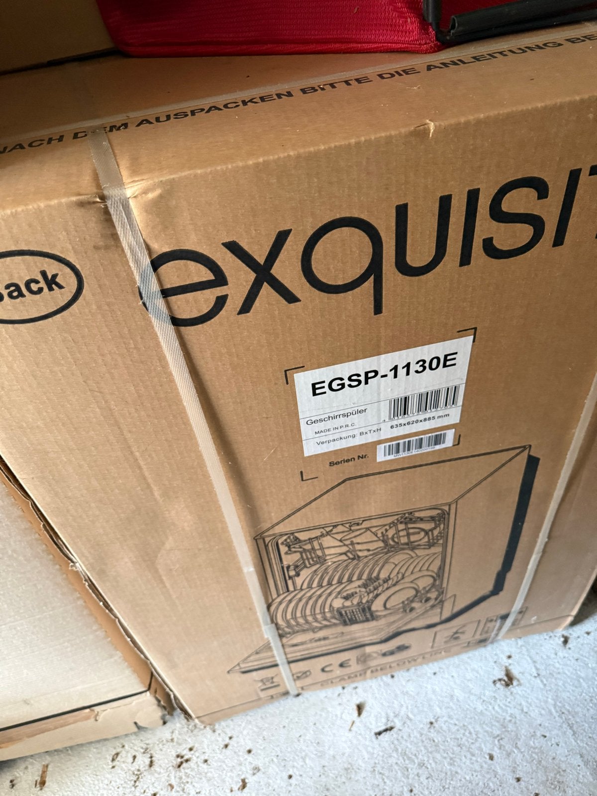 Exquisit EGSP-1130E  Vaatwasser A+, Witgoed en Apparatuur, Ophalen, Nieuw, Energieklasse A of zuiniger, Inbouw
