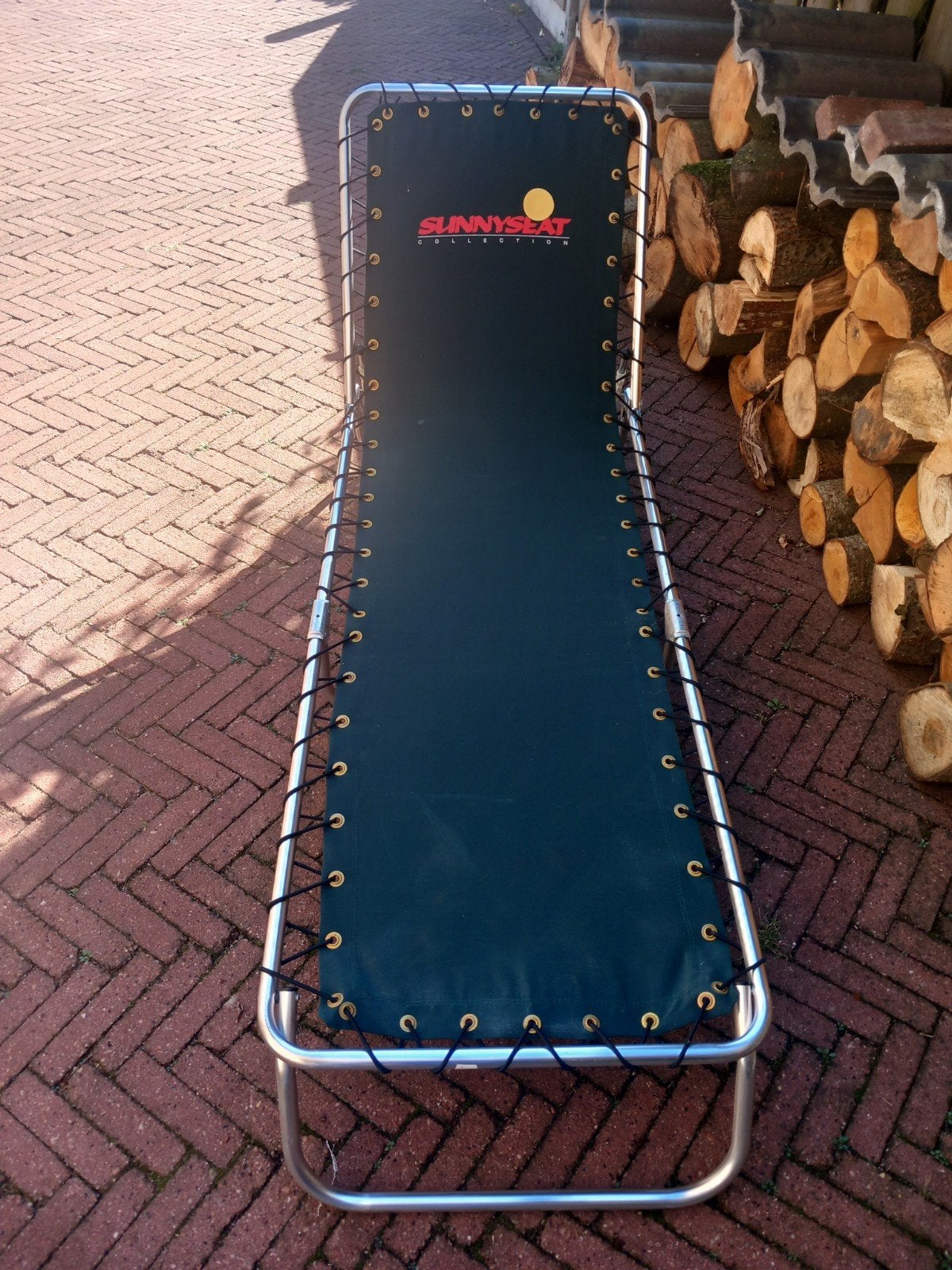 Sunnyseat Ligstoel - Inklapbaar en Comfortabel, Ophalen of Verzenden, Gebruikt, Aluminium, Inklapbaar