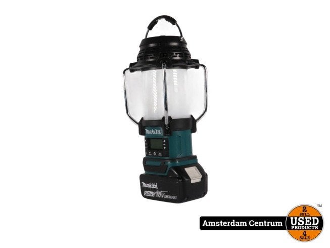 Makita DMR055 Camping Radio + 18V 5.0AH - Nette Staat, Makita, Gebruikt, Support@makita.com, Makita Corporation, 3-11-8, Sumiyoshi-cho, 
Anjo, Aichi 446-8502
Japan