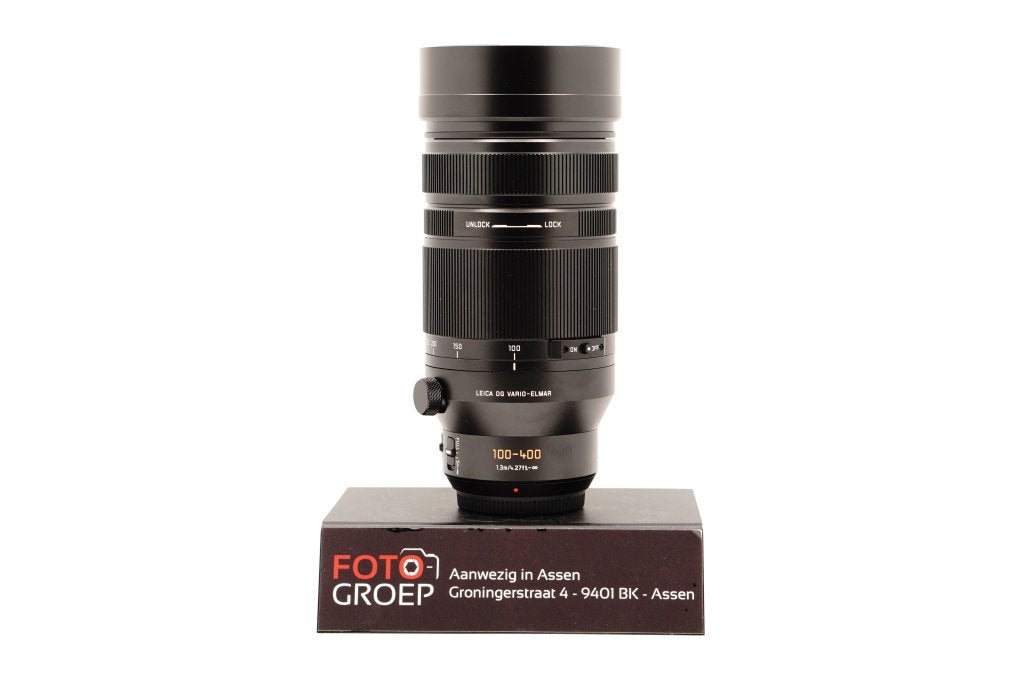 Panasonic Leica 100-400mm F4-6.3 OIS €929 (occasion - Assen), Foto-Groep, Gebruikt, Luttekepoortstraat 26 3841 AX Harderwijk, Telelens