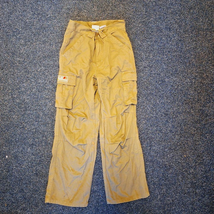 Als nieuw: Kids Fashion Broek | Groen | Maat 140 | Jongens