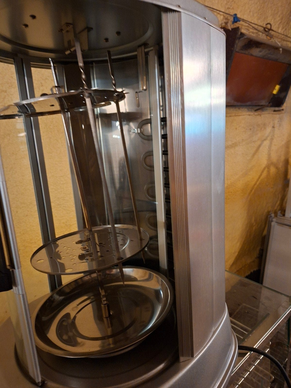 Royal Catering verticale grill in prima staat, Overige merken, Ophalen of Verzenden, Zo goed als nieuw, Oven met grill