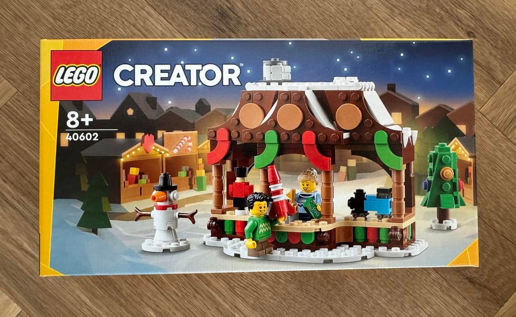 Lego Creator 40602 Wintermarkt, Kinderen en Baby's, Speelgoed | Duplo en Lego, Lego, Nieuw, Ophalen of Verzenden, Inclusief doos