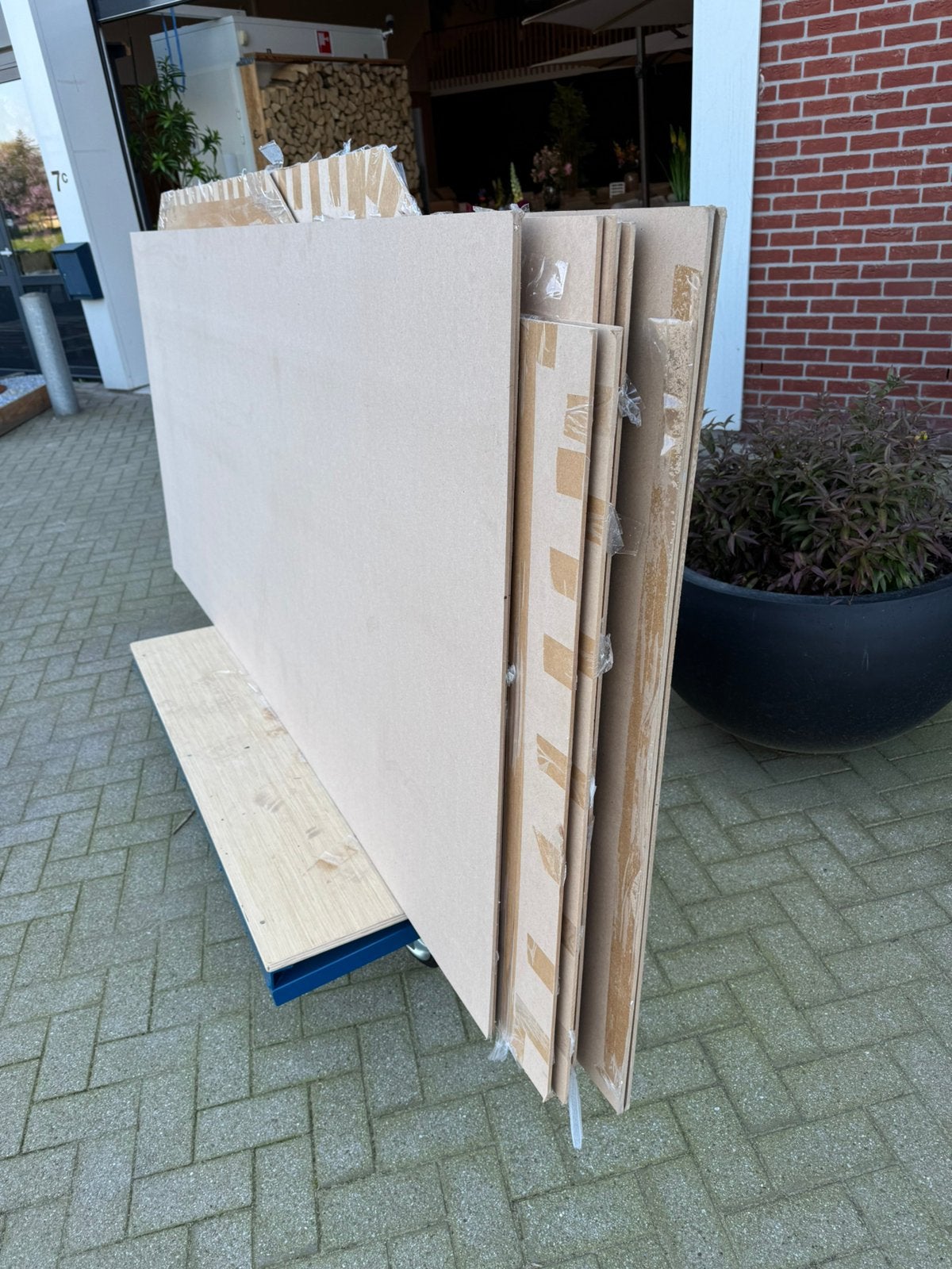 Partij mdf platen 6 mm dik nieuw, Doe-het-zelf en Verbouw, Platen en Panelen, Ophalen of Verzenden, Nieuw