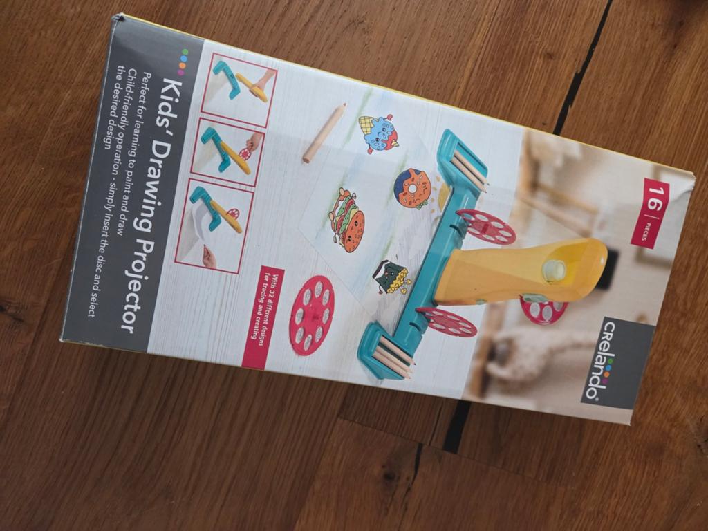 Crelado Kids' Drawing Projector - Tekenprojector, Ophalen of Verzenden, Zo goed als nieuw, Knutselen, Met licht