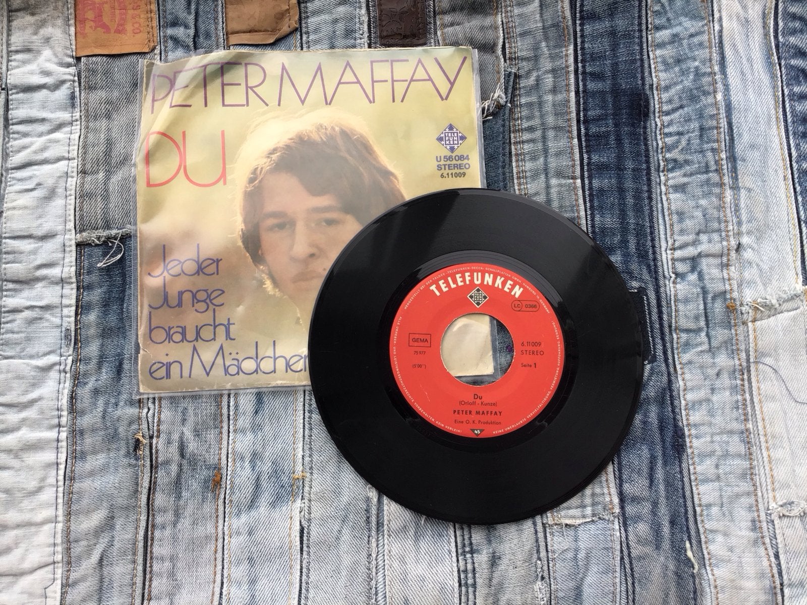 Peter Maffay - Du / Jeder Junge braucht ein Mädchen (7 inch), Cd's en Dvd's, Vinyl Singles, Gebruikt, 7 inch, EP, Schlager