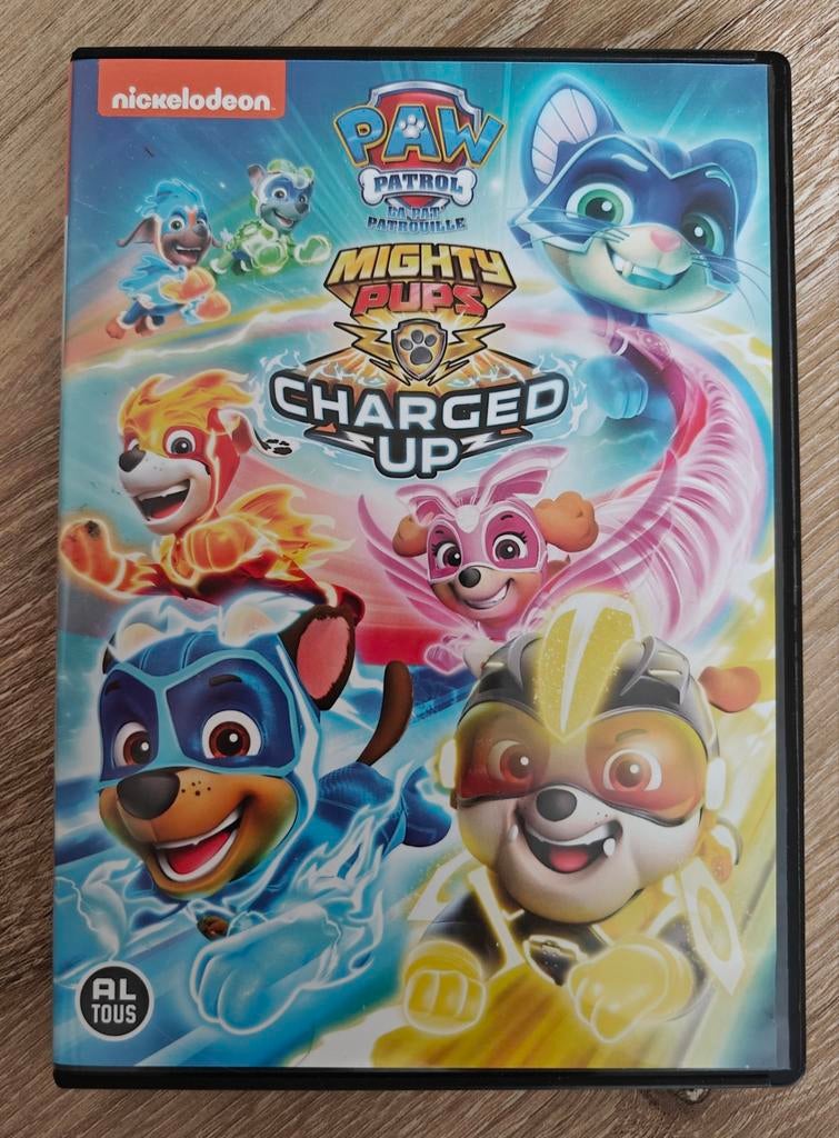 DVD - Paw Patrol: Mighty pups charged up, Tekenfilm, Ophalen of Verzenden, Zo goed als nieuw, Alle leeftijden