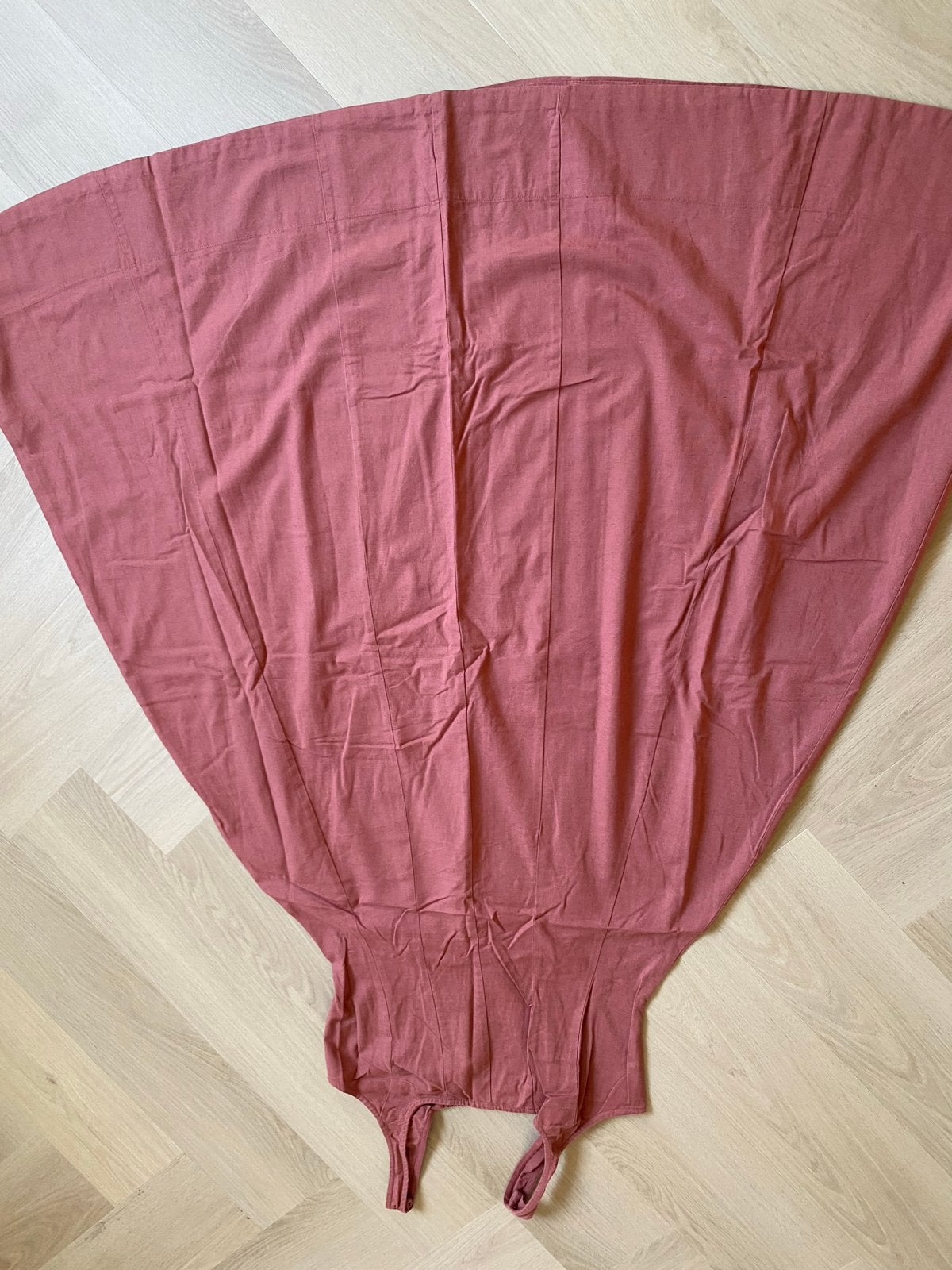 ASOS DESIGN maxi jurk met smock detail en wijde rok, Maat 38/40 (M), Ophalen of Verzenden, Zo goed als nieuw, Roze