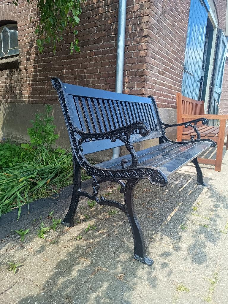 Tuinbank, Ophalen, Gebruikt, Hout